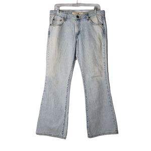 Vintage 90's LEVIS 518 Super Low Boot Cut Distressed Denim Jeans Juniors 13